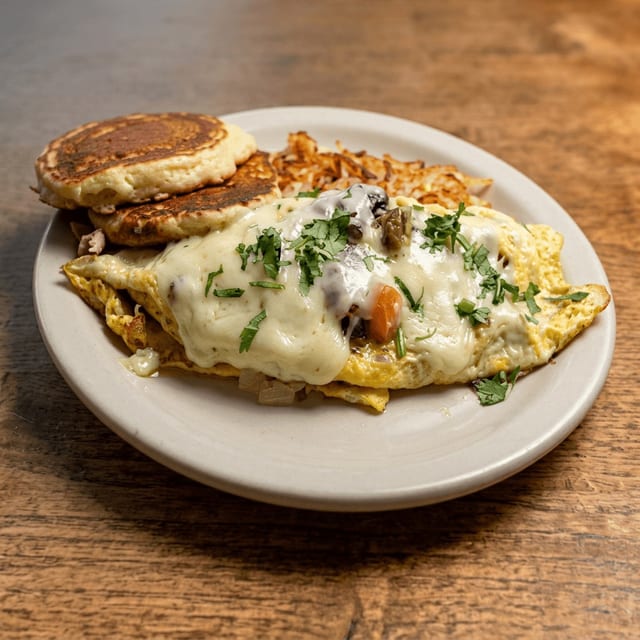 Veggie Omelet Breakfast.